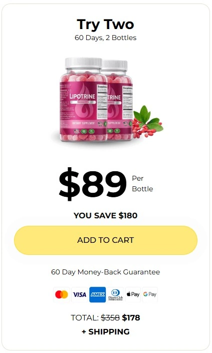 LipoTrine 2-Bottle Price